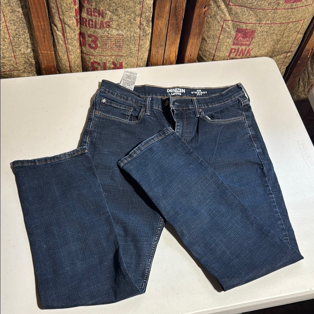 Denizen from Levi's Blue Straight Leg Jeans